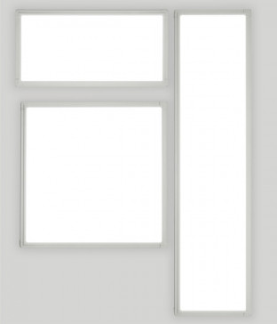 W LED40W/50W 엣지 면조명 매입형M바 사무실조명 KS고효율 친환경