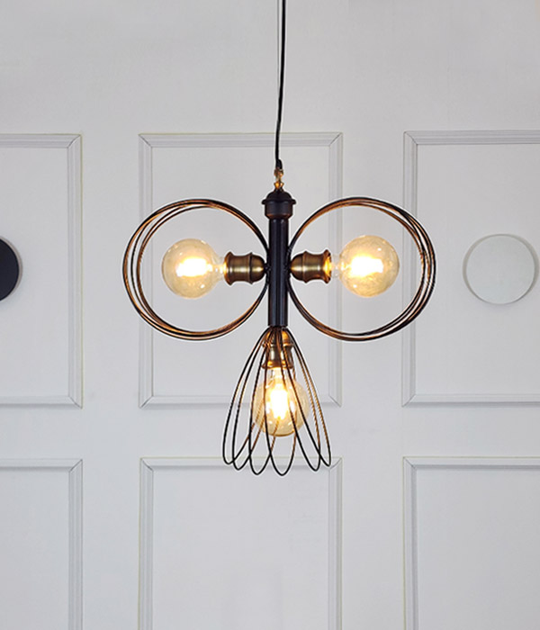 큐비즈 3등 팬던트등 식탁전등