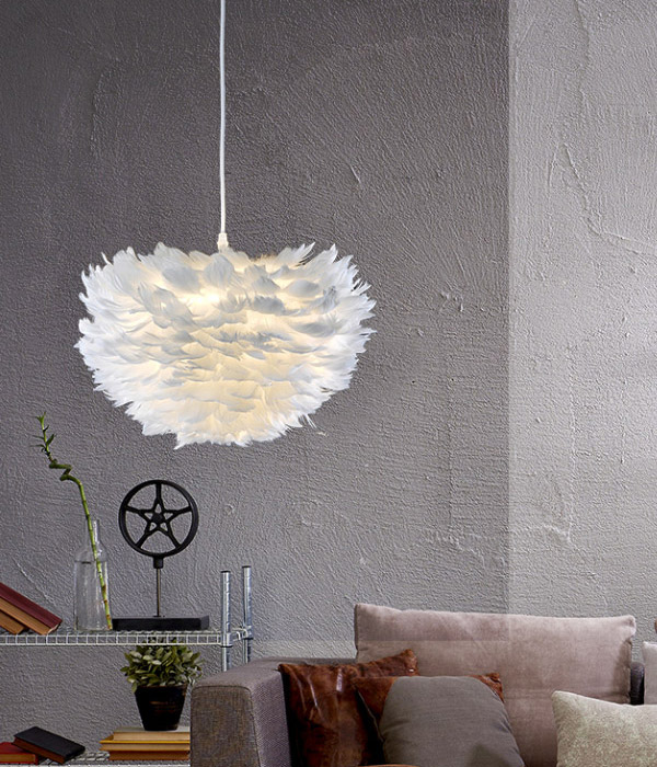 렌시 1등 깃털조명 펜던트 식탁등